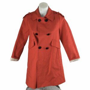 DESIGNICE Double Breasted Overcoat Jacket Size Small